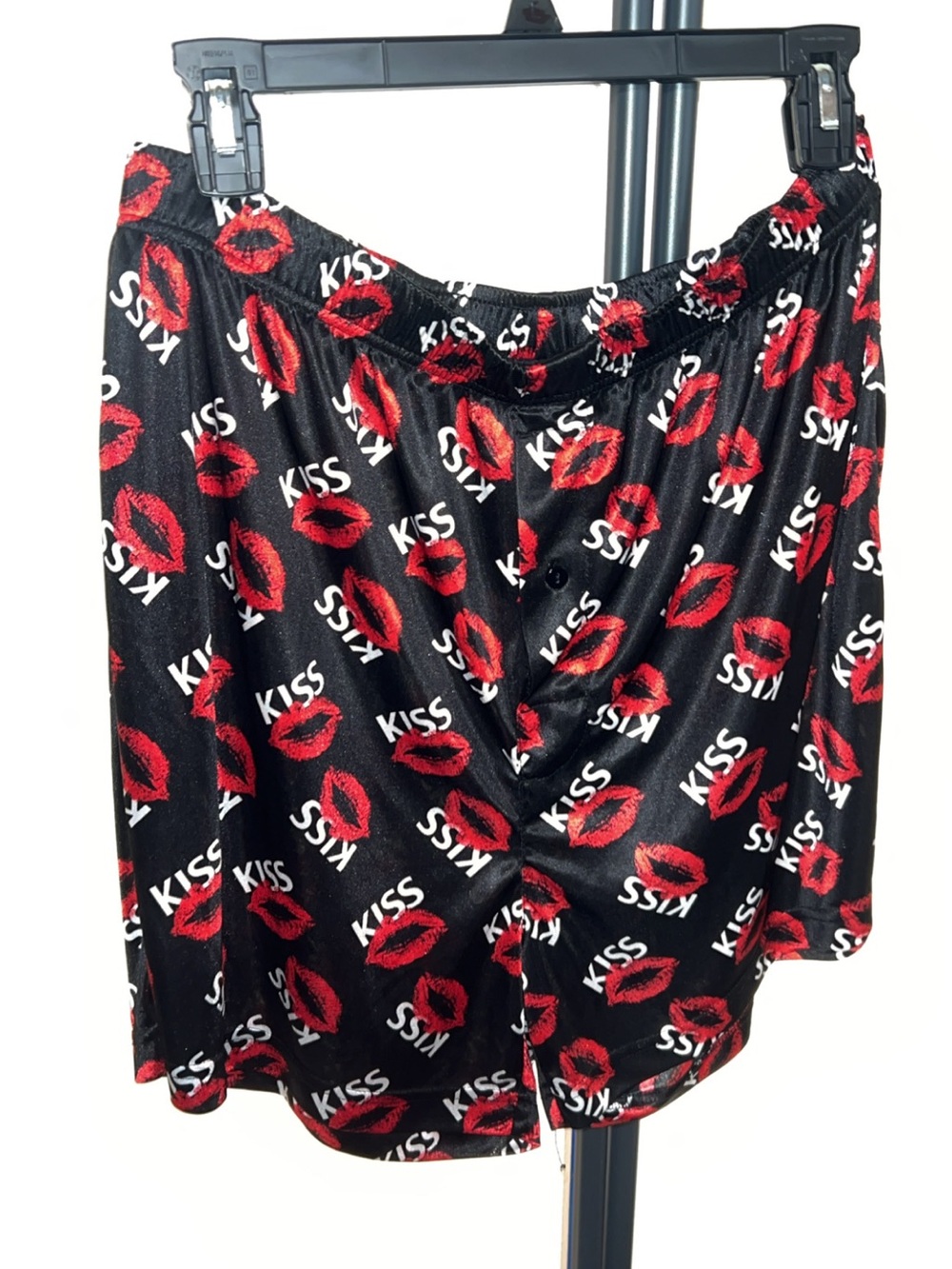 Black Kiss Satin Boxers
